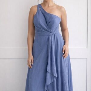 Elegant Blue Evening Gown